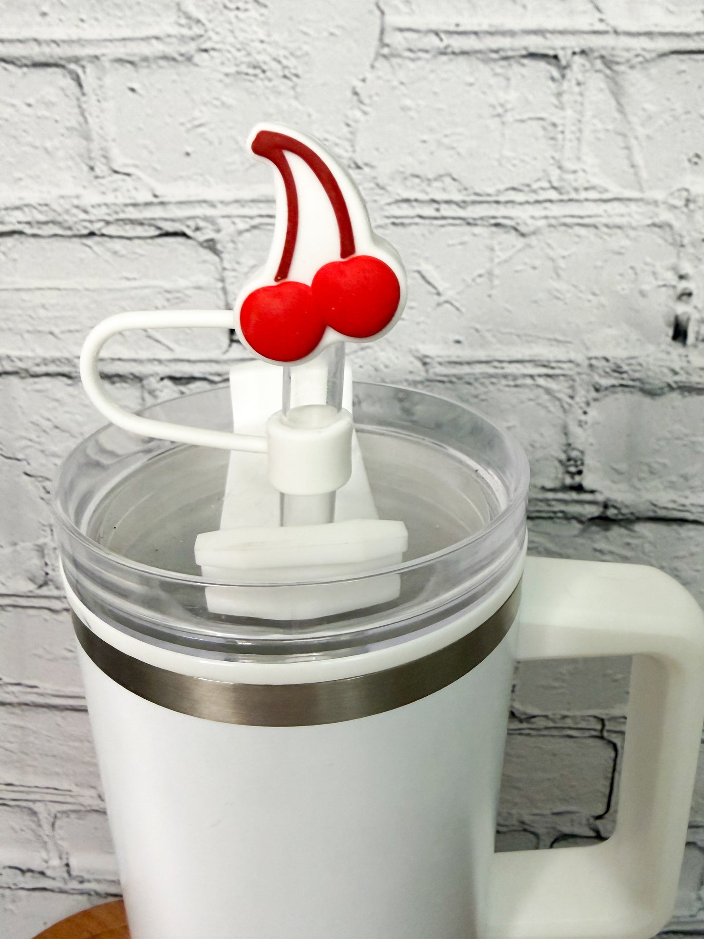 Cherries & Bows- Tumbler Accessories