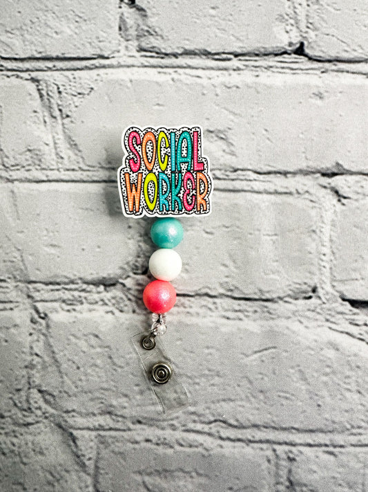 Social Worker - Badge Reel
