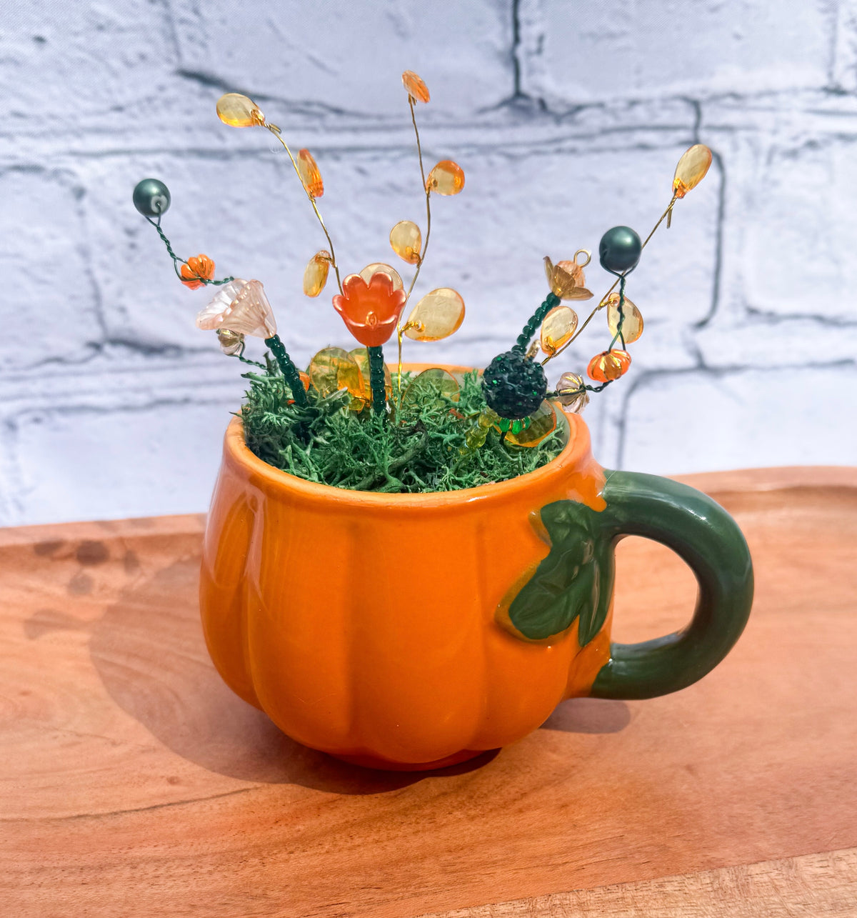 Mini Beaded Flower Arrangement | Fall Decor