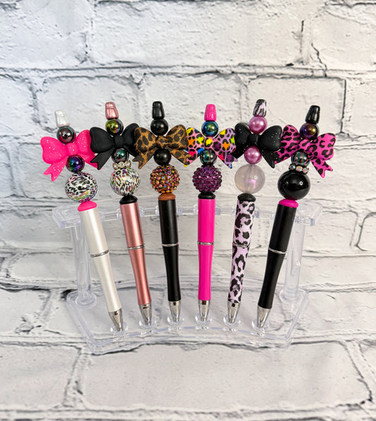 Beaded Pens - Coquette Bow
