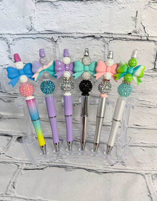 Beaded Pens - Coquette Bow