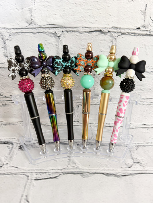 Beaded Pens - Coquette Bow