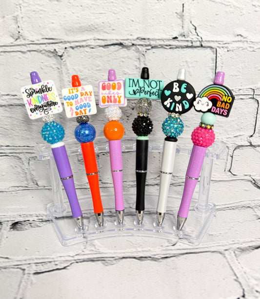 Beaded Pens - Motivational