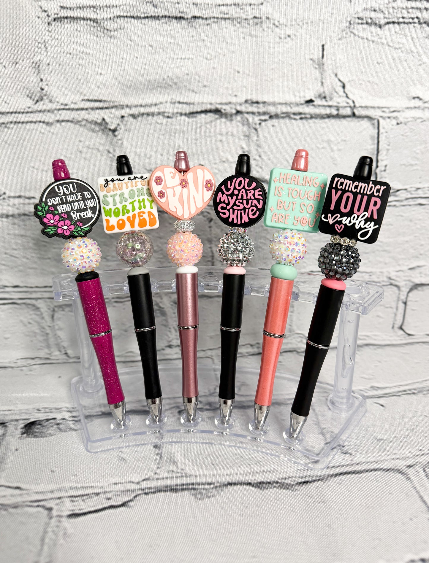 Beaded Pens - Motivational