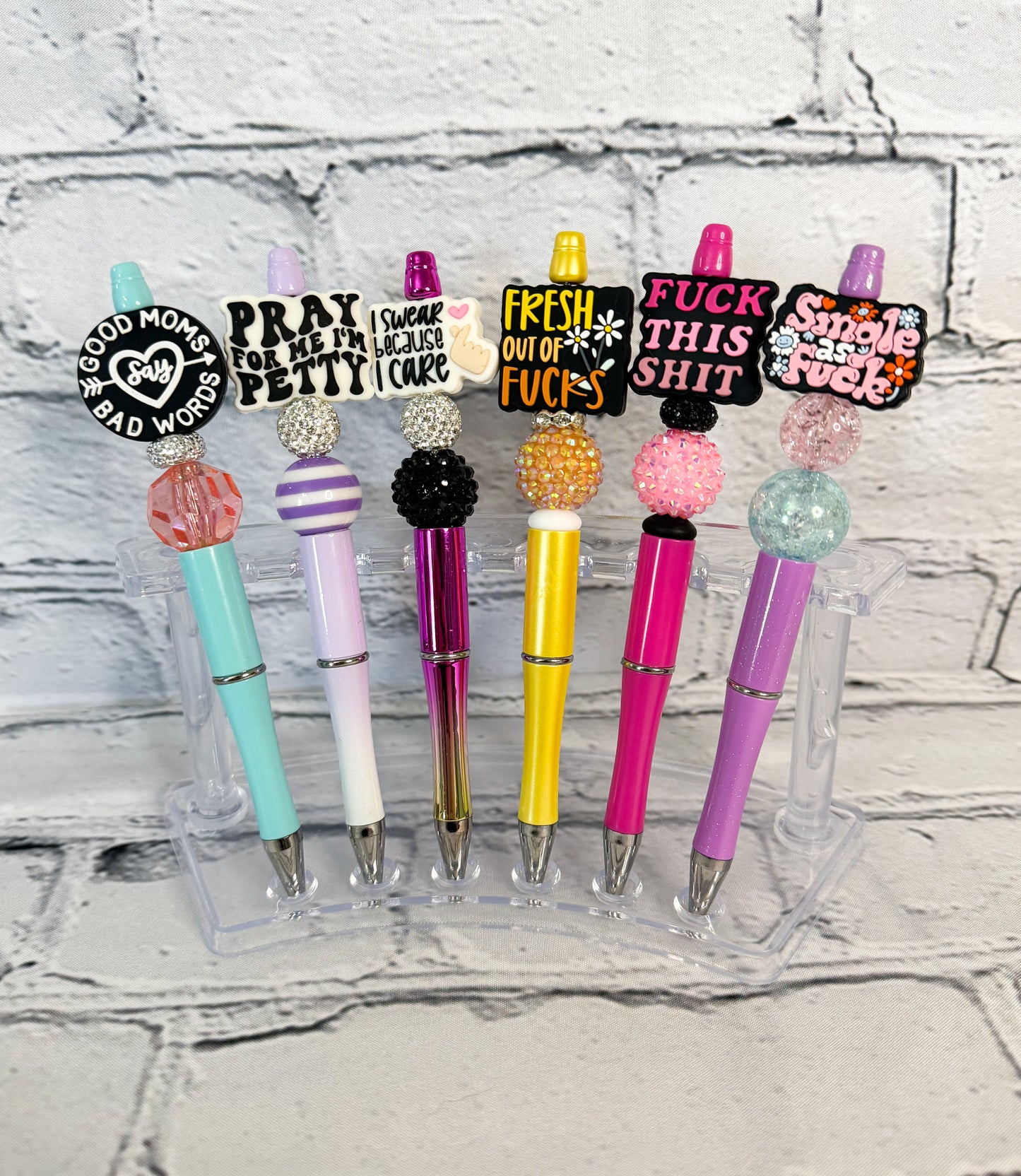 Beaded Pens - Sassy - Snarky - Adult