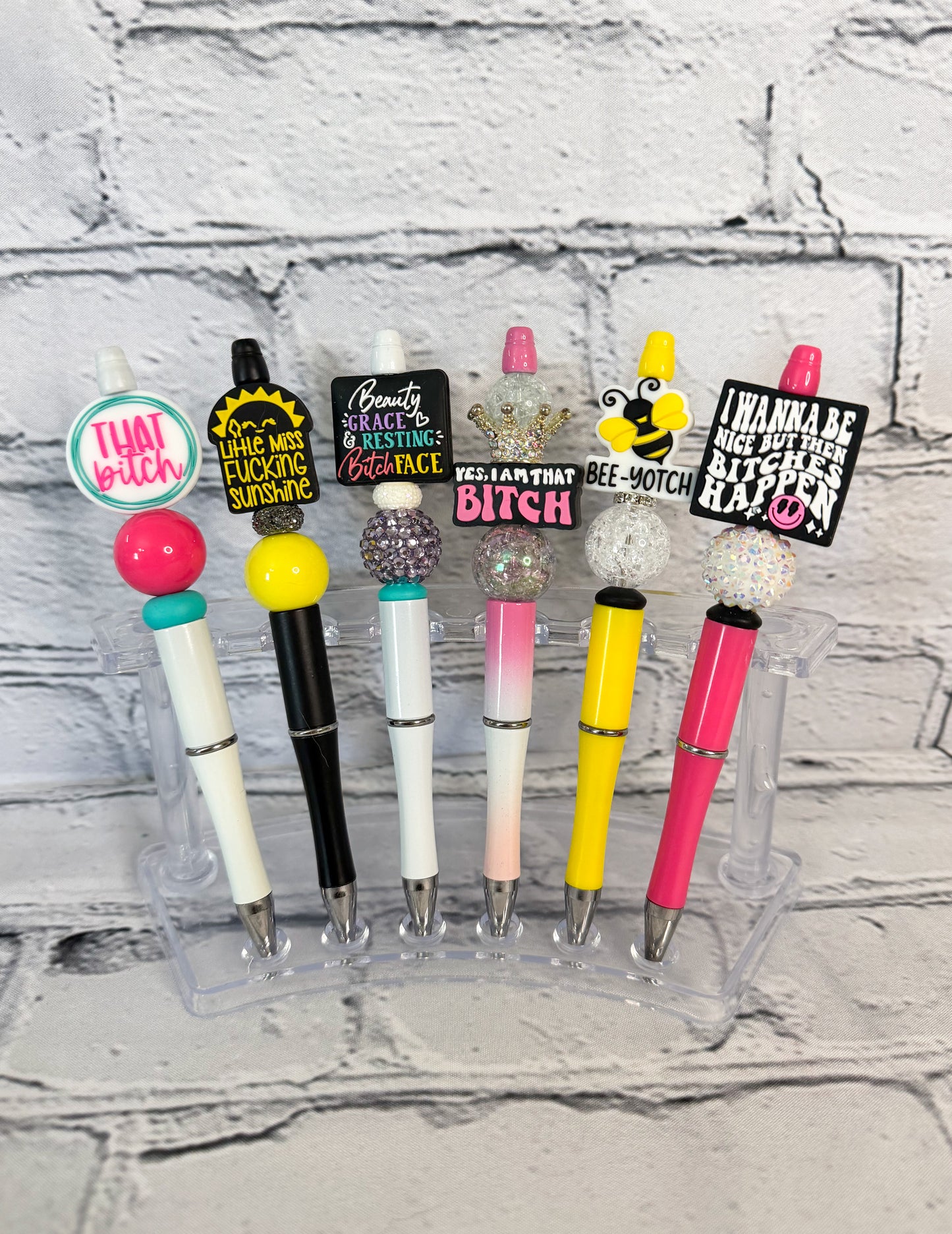 Beaded Pens - Sassy - Snarky - Adult