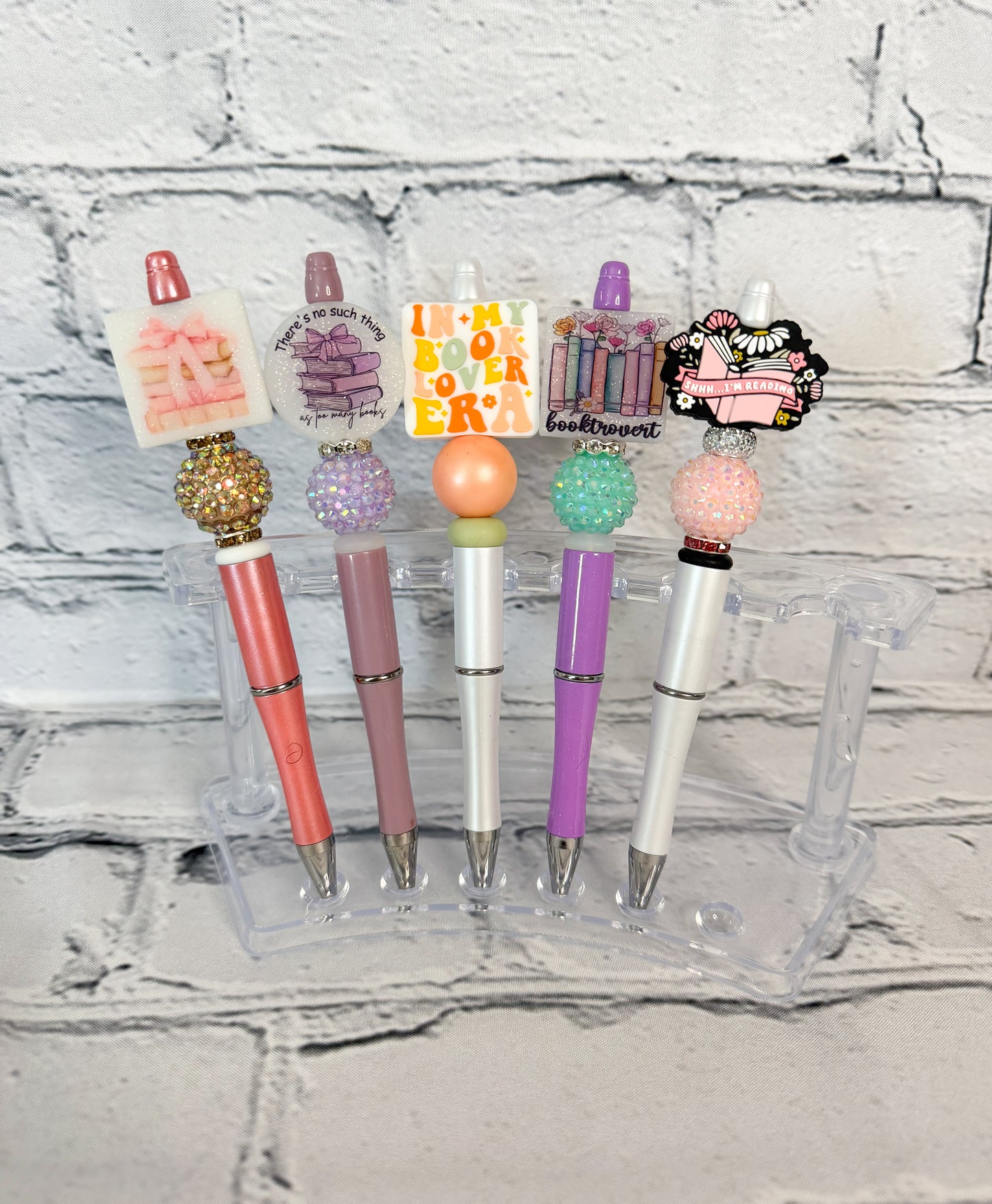 Beaded Pens - Bookish