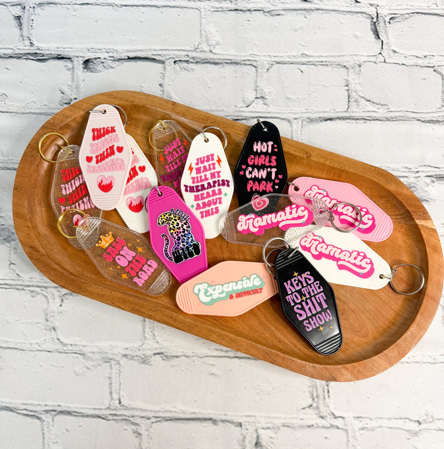 Retro/Vintage Motel Keychain - Sassy/Funny