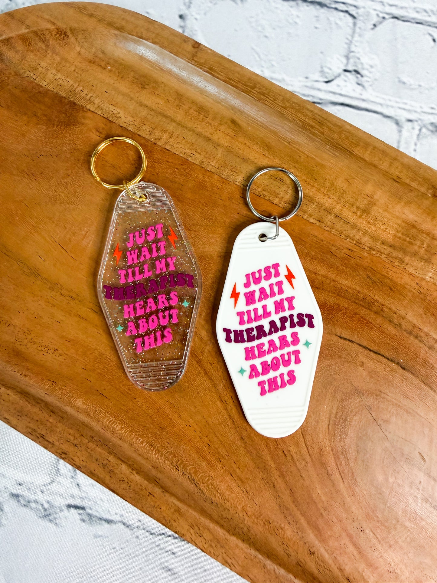 Retro/Vintage Motel Keychain - Sassy/Funny