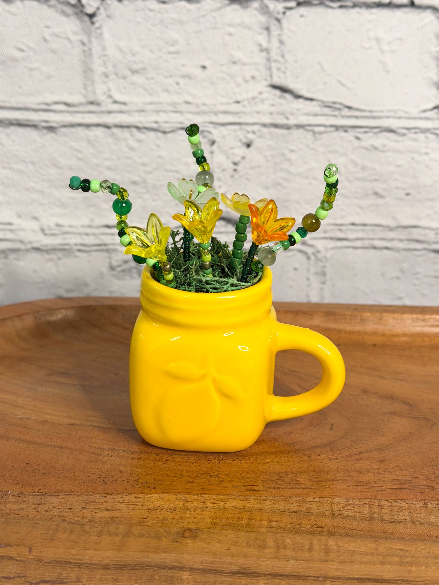 Mini Beaded Flower Arrangement | Summer Themed