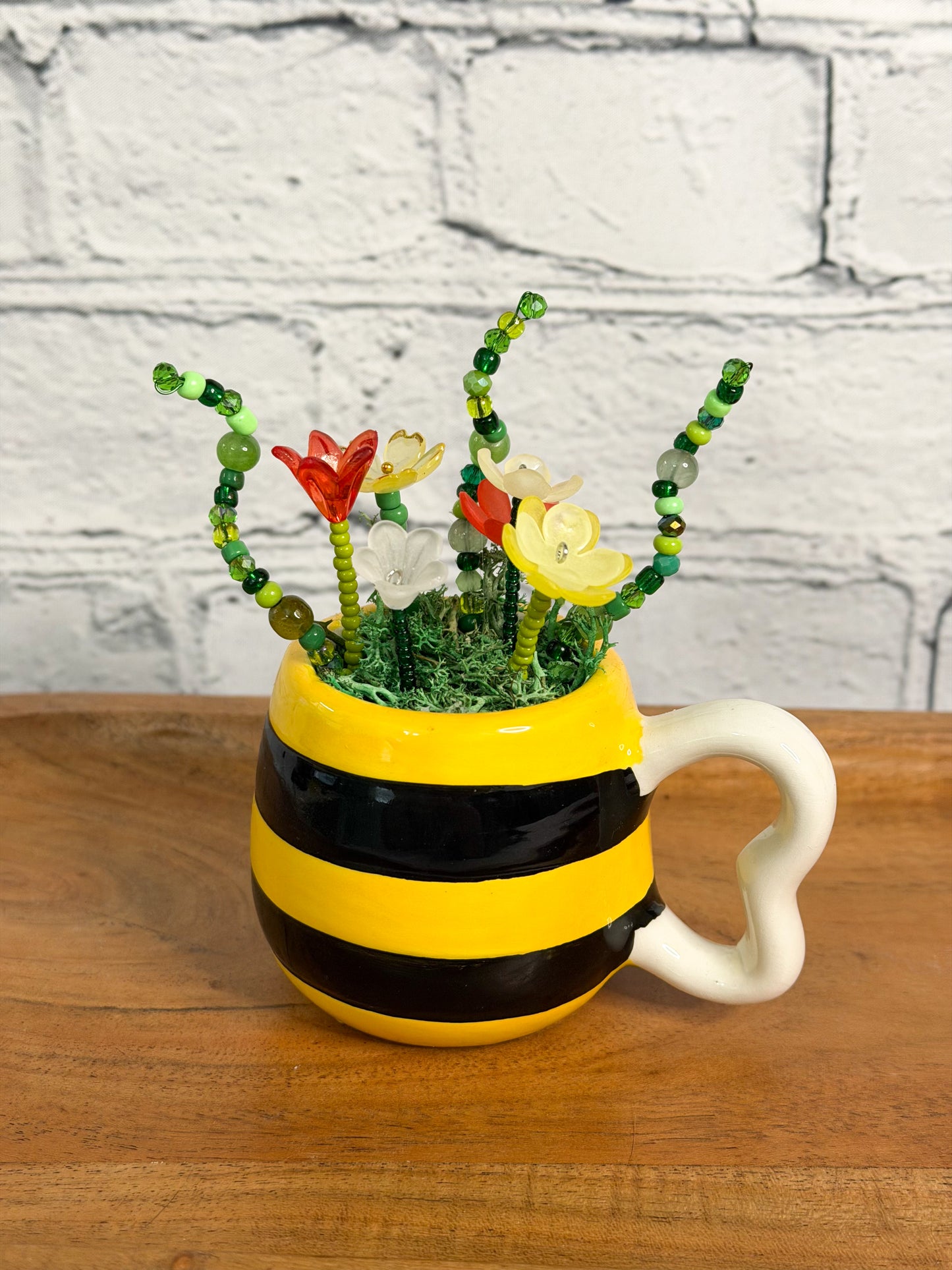 Mini Beaded Flower Arrangement | Summer Themed