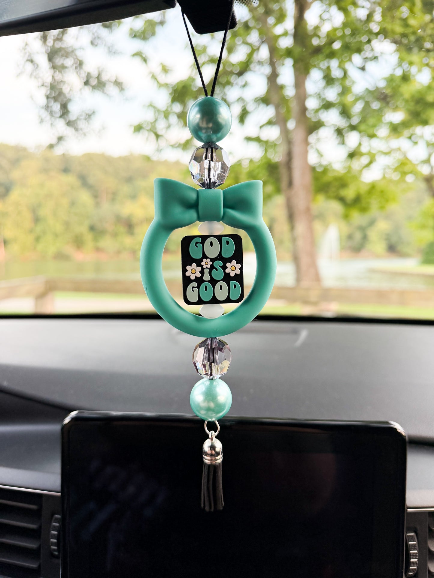 God is Good - CAR CHARM {for Rearview Mirror}
