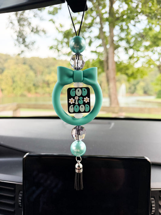 God is Good - CAR CHARM {for Rearview Mirror}