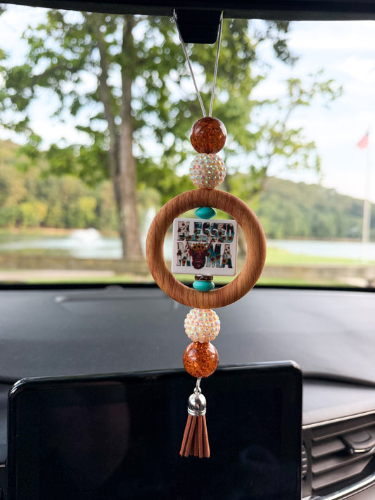 Blessed Mama -  CAR CHARM {for Rearview Mirror}
