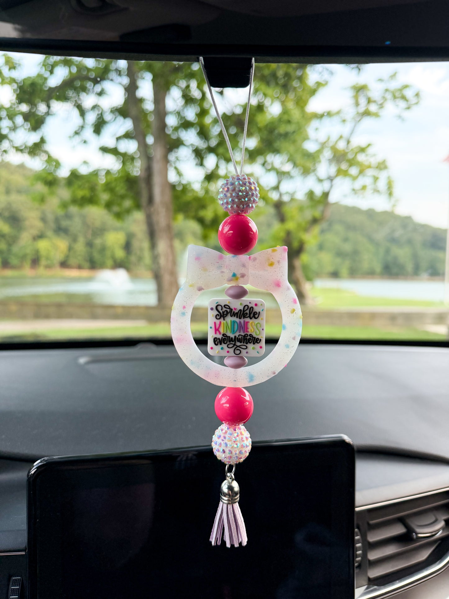 Sprinkle Kindness - CAR CHARM {for Rearview Mirror}