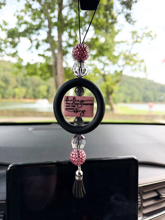 Just a Chapter - CAR CHARM {for Rearview Mirror}