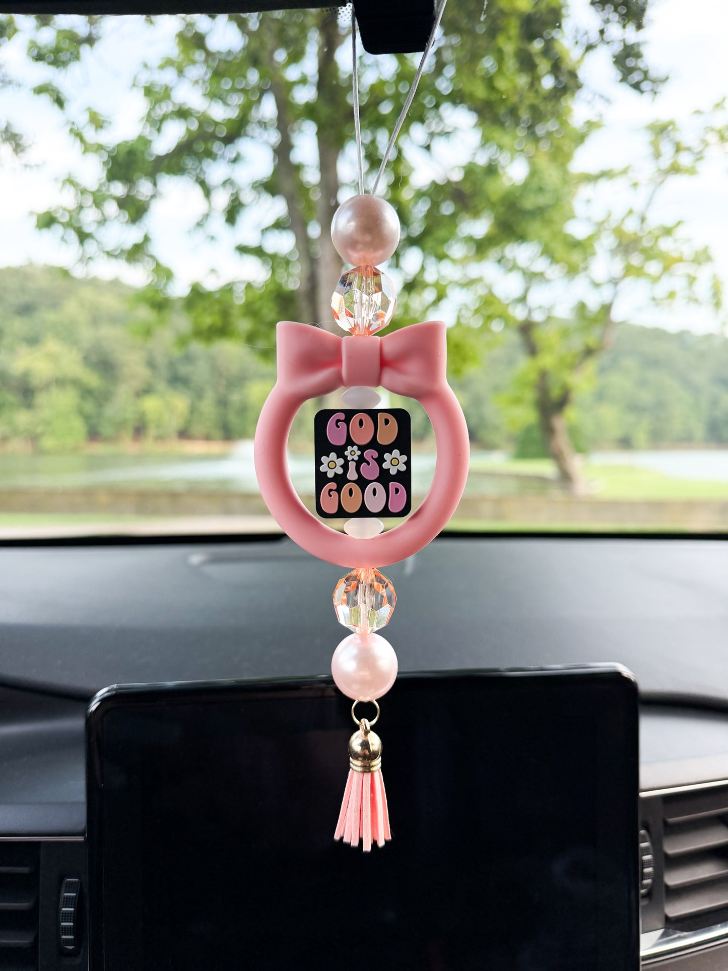 God is Good - CAR CHARM {for Rearview Mirror}