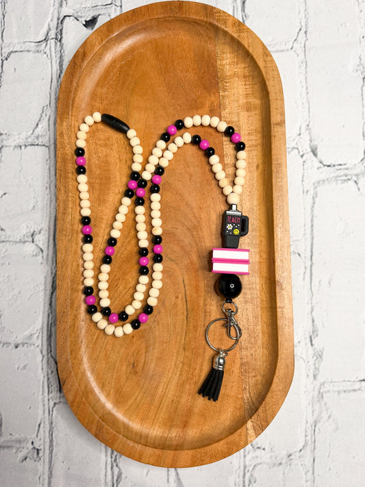 Teacher Tumbler - Lanyard