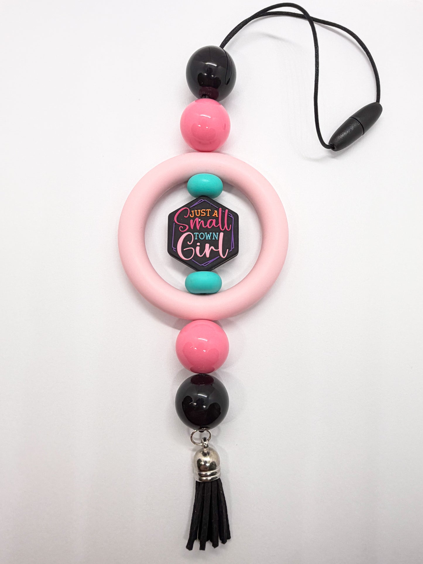 Just a Small Town Girl - CAR CHARM {for Rearview Mirror}
