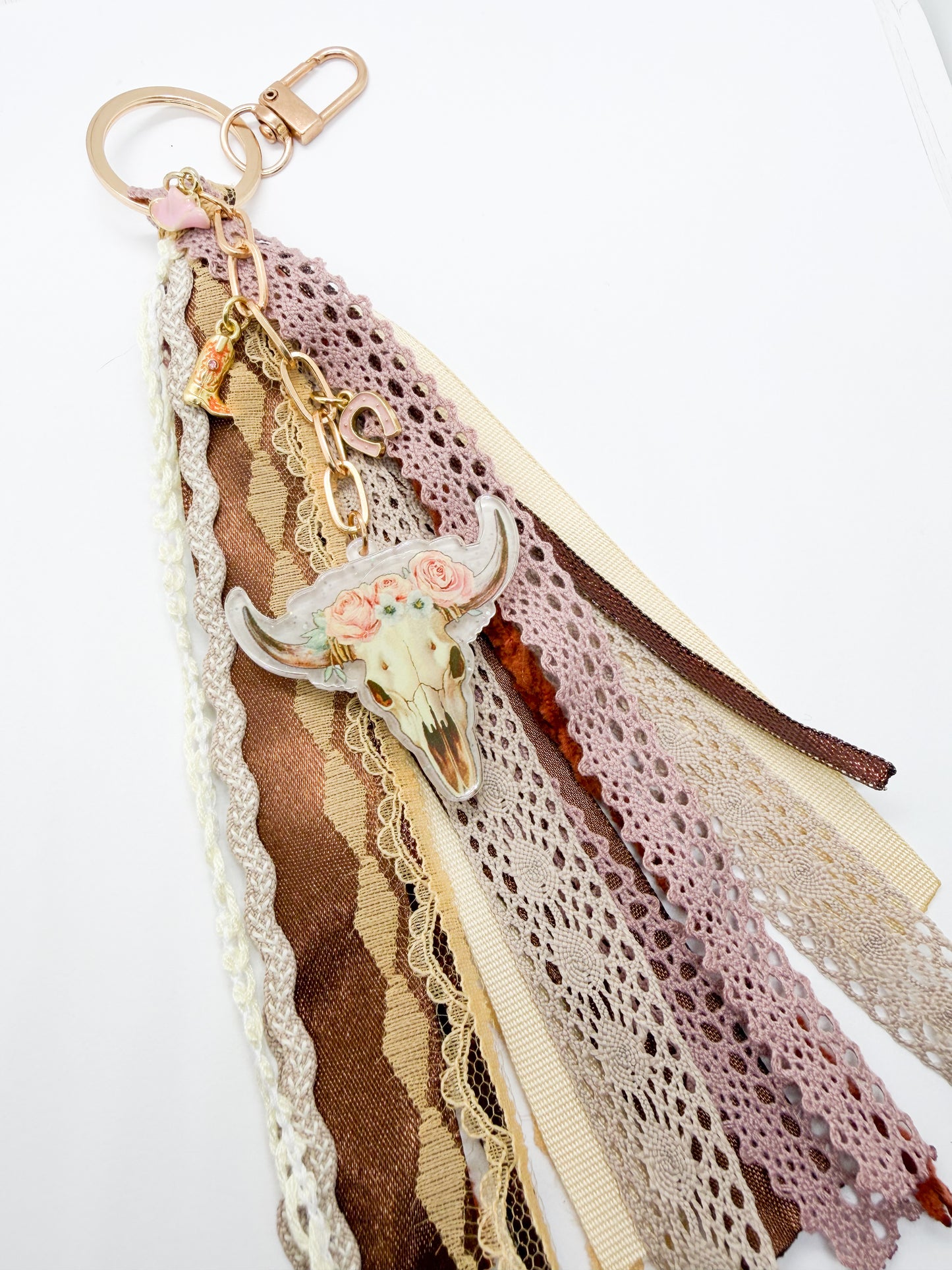 The Rustic Ribbon - BAG CHARM
