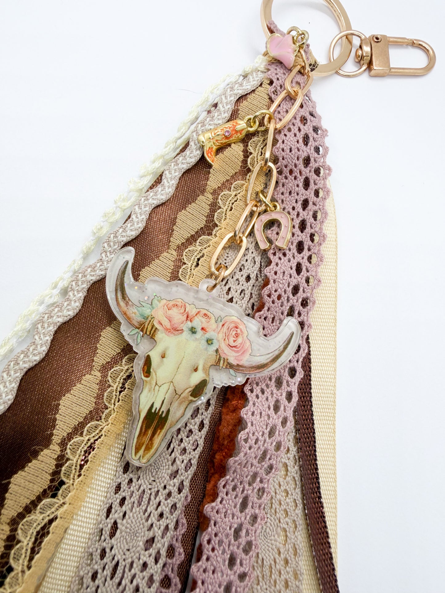 The Rustic Ribbon - BAG CHARM