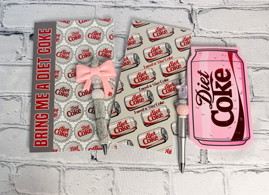 Diet Coke Office Supplies Gift Set