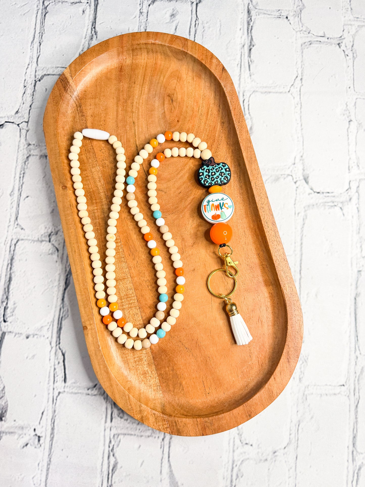 Give Thanks with Pumpkin - LANYARD